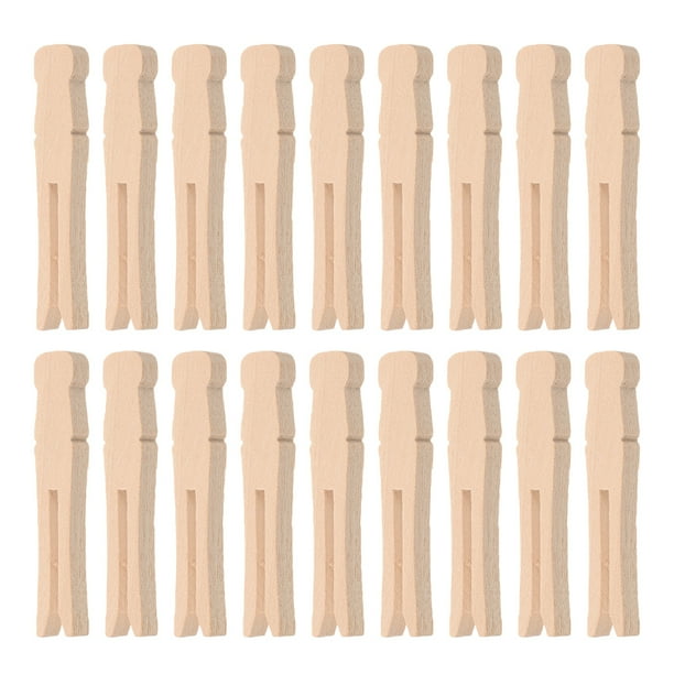 100 pinzas de madera vintage para ropa, resistentes, pequeñas, para secar colchas y exhibir fotos