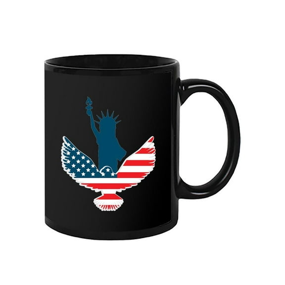 Statue Of Liberty And Eagle. Mug -Image by Shutterstock,