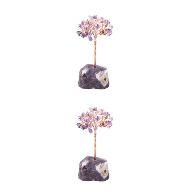 Kearding Decoración elegante del árbol del dinero con buenos deseos para el hogar y la oficina Estable de decoración ecológica para el hogar Type3 NO3