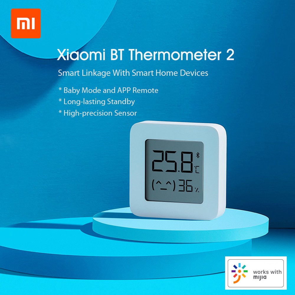 Xiaomi BT Thermometer 2 Wireless Smart Electric Digital Hygrometer ...