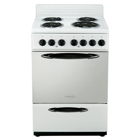 Premium 24" 4 burner portable electric stove in White