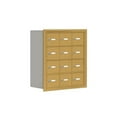 thumbnail image 1 of Salsbury 19048-12GRK D 12 A Doors R-Mount Keyed Locks Cell Phone Locker In Gold, 1 of 1