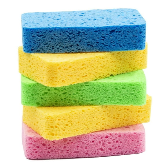 Sponges For Dishes Large Cellulose Kitchen Cleaning Non Scratch Dish Scrubbers Scrubbers for Cleaning with Soap