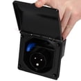 thumbnail image 2 of 230v Mains 16A Flush Inlet Socket Black Caravan Motorhome Trailer Hook Up, 2 of 3