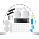 thumbnail image 5 of Kit de de Globo Plástico Conjunto Ajustable con Sótano para La de Graduación, 5 of 9