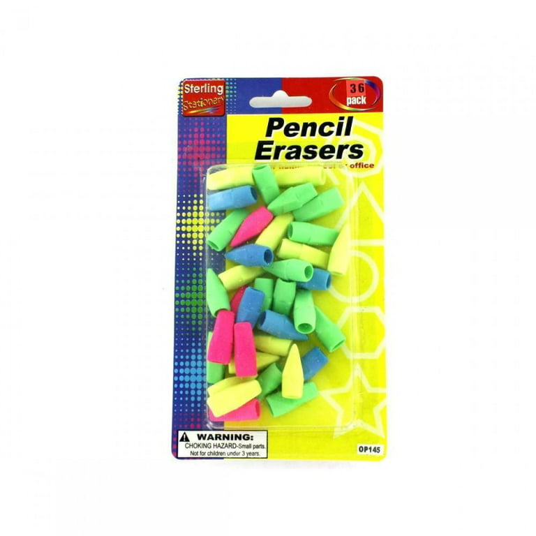 MakerFlo Pencil Erasers, Green Eraser, 24 Pack, Rubber Erasers for Drawing Erasers for Kids, Art Erasers for Drawing Back to School Supplies Bulk