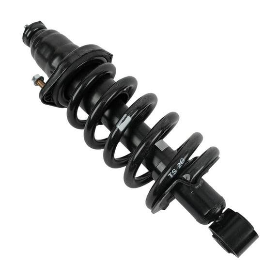 Rear Passenger Side Twin-Tube Complete Strut Assembly for Honda Element 2003-2011 Black Steel