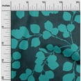 thumbnail image 2 of oneOone Georgette Viscose Teal Blue Fabric Asian Sewing Fabric By The Yard Printed Diy Clothing Sewing Supplies 42 Inch Wide, 2 of 4