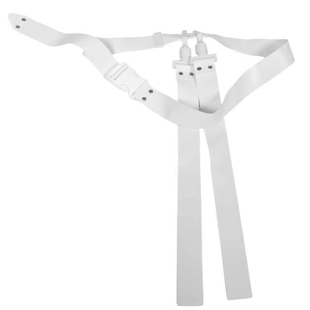 Football Training Belt with Durable Ribbon and PVC Flags for Boys White Color Two Flags per Belt