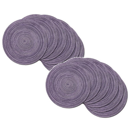 

Table Placemats Coolmade Round Woven Placemats Set Of 6 Dining Tables