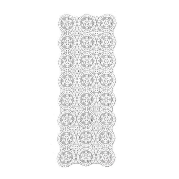 Heritage Lace YT-1952W 19 x 52 Po Yuletide Runner