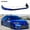 Aegean Blue B593M, variant on Front Lip 4 Piece Compatible with Honda Civic Sedan Hatch 2022-2024 V3 Style Winglet Front Bumper Lip Splitter (Glossy Black NH731P)