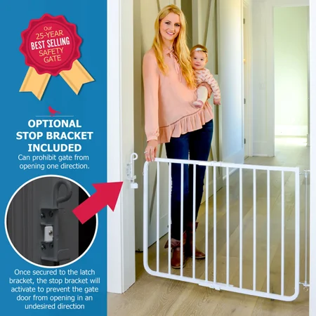 Cardinal Gates Autolock Child and Pet Safety GatesGate - White