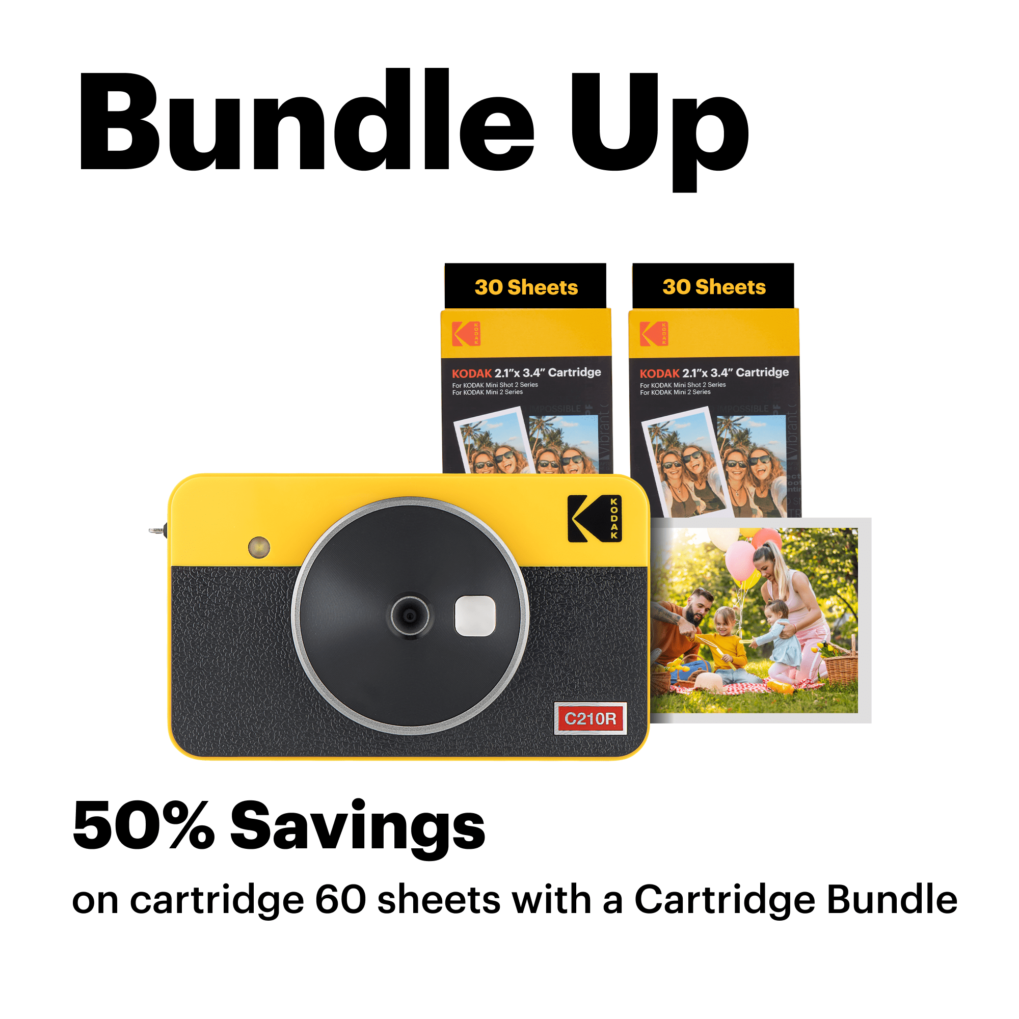 KODAK Mini Shot 2 Retro Instant Camera and Photo Printer KODAK Mini Shot 2 Retro Instant Camera and Photo Printer
