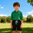 thumbnail image 2 of KAUOD Boys Athletic Shorts Quick Dry Elastic Waist Beach Shorts Summer Casual Loose Basketball Soccer Short Pants, 2 of 5