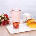 thumbnail image 3 of BDI Portable Juice Blender Cup with 6 Blades Ice Crusher & USB Rechargeable pink, 3 of 9