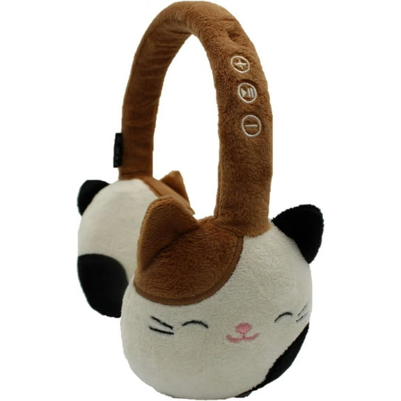 Squishmallows Plush Bluetooth Headphones with Microphone Cam The Cat - HMSQM-BT-CAM
