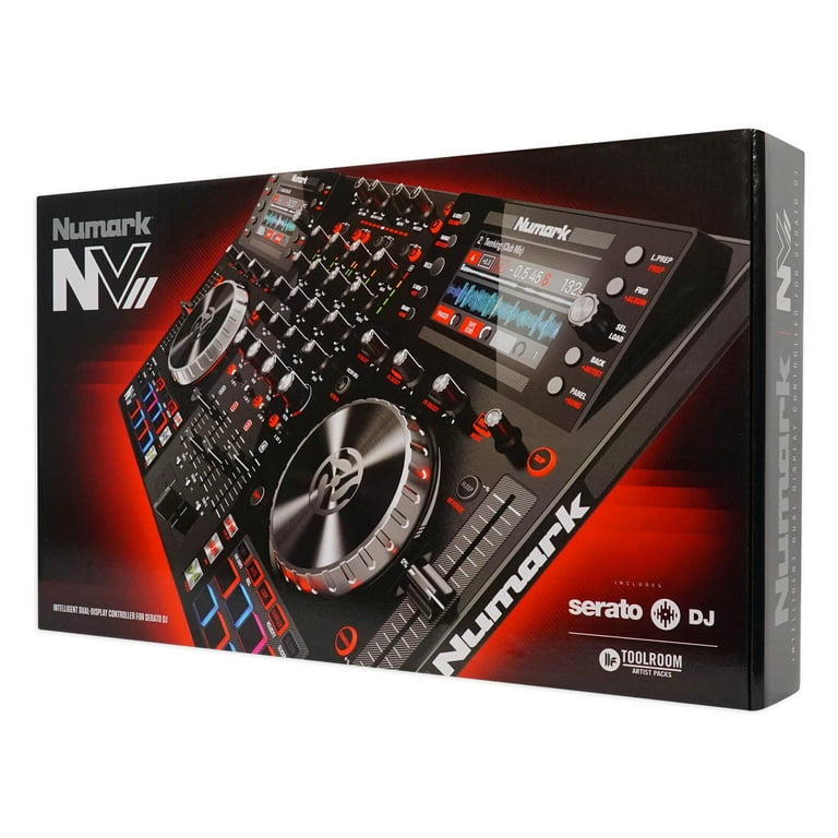 Numark NVII Intelligent Serato 4-Ch USB DJ Controller+Audio