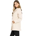 thumbnail image 2 of George Palomares Classic Defined Midi Trench Car Coat (Ivory, X-Large), 2 of 3