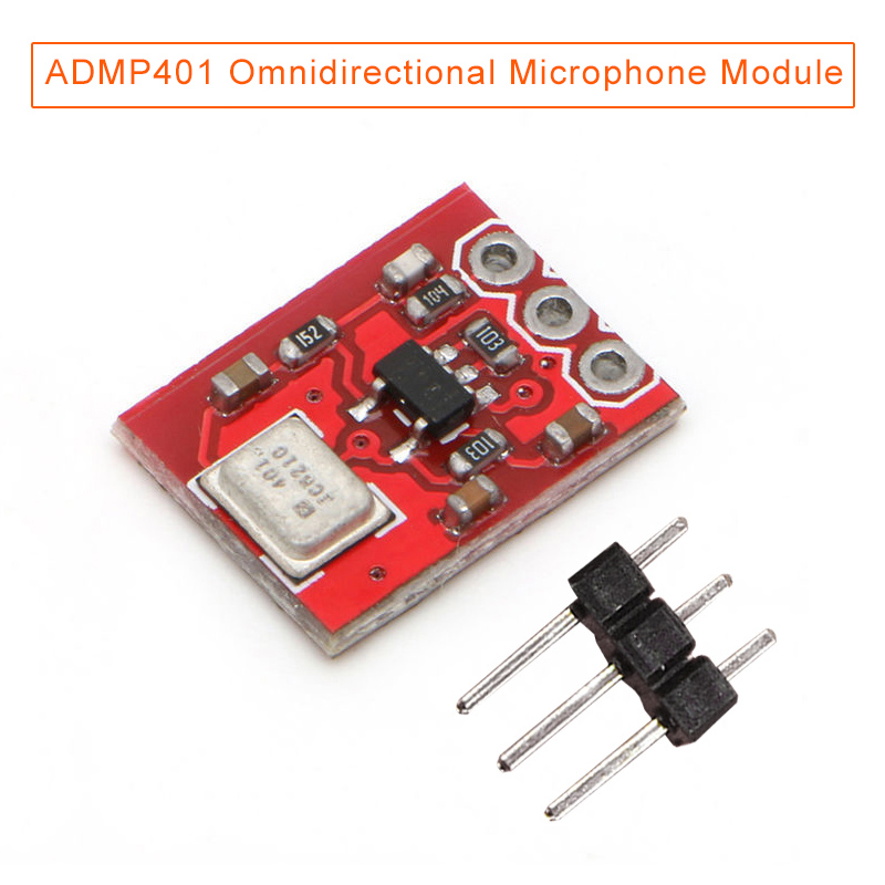 ADMP401 MEMS Microphone Breakout Module With Bottom Ported Input & A