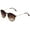 Brown, variant on Round Liz-LA Designer Fashion Sunglasses TR90 Frame Black - Black