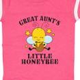 thumbnail image 4 of Inktastic Cute Bee Great Aunt's Little Honeybee with Stars Boys or Girls Baby Bodysuit, 4 of 5