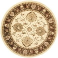 thumbnail image 4 of SAFAVIEH Lyndhurst Manuel Traditional Border Area Rug, Ivory/Brown, 8'9" x 12', 4 of 6