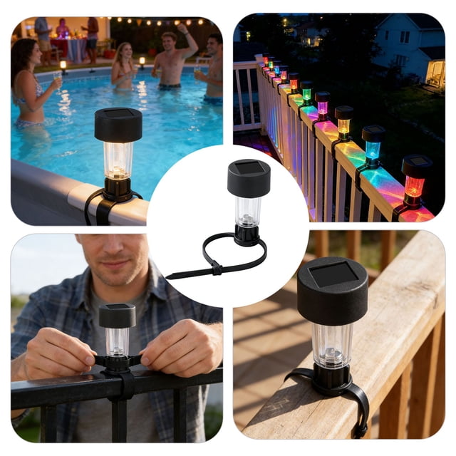 Solar Powered Pool Light For Night Swim IP68 Submersible Lamp For Outdoor Pools Solar LED Floating Light For Garden Lakes And