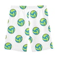 thumbnail image 4 of joogoo Volleyball Green Girls Lined Shorts Bike Dance Bottoms 5T, 4 of 7