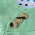 thumbnail image 4 of Birdeem Casual Womens Sweatshirt Pure Color Pocket Button Pullover Sweatshirt Blouse, 4 of 8