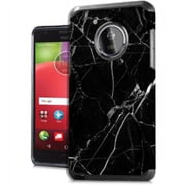 Motorola Moto E5 Plus Slim Case 2 Marble Black