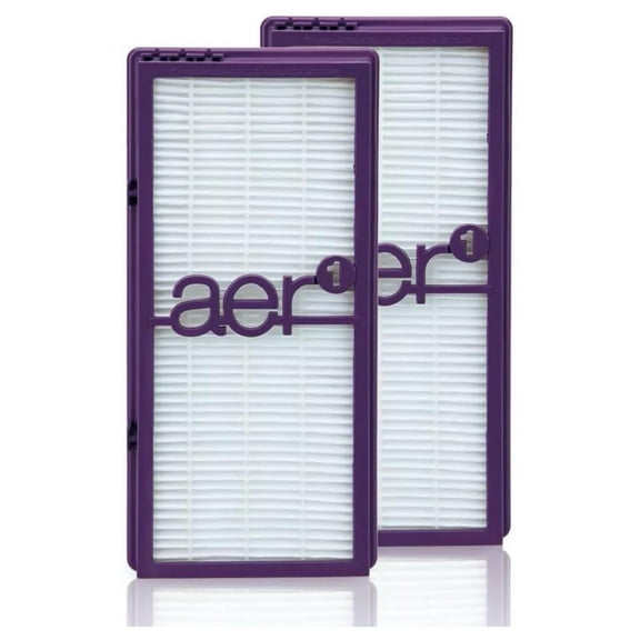 - Aer1 Air Filter, Allergen Remover True HEPA Replacement Air Filter (2-Pack) Aer1 Performance Plus