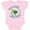 AD-Pink, variant on Skip a Straw Save a Turtle with Cute Green Sea Turtle Boys or Girls Baby Bodysuit