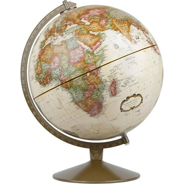 Replogle Globes Franklin World Globe, Antique Ocean, 12-Inch Diameter,Over 4,000 Place Names