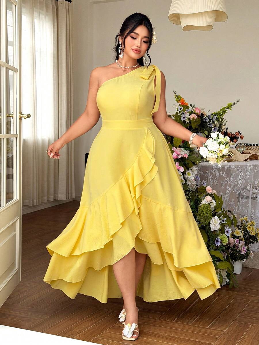 Women's Plus Size Formal Sequin Prom Floor Length Dress,Long Sleeve Strapless Large Bow Evening Gown