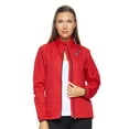 thumbnail image 2 of Expert Brand Women's Athletic Performance Windbreaker Jacket, Red, 2XL, 2 of 7