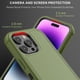 thumbnail image 5 of Funda Case MYBAT Maverick clip para iPhone 14 PRO - Verde con mica, 5 of 8