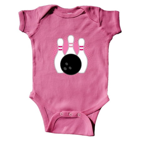 

Inktastic Bowling Pins Cute Bowler Gift Baby Girl Bodysuit