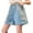 Blue, variant on Girls Denim Shorts Ripped High Waisted Cute Baby Summer Clothes Kids Clothes 2-3 Years Girls Fashion