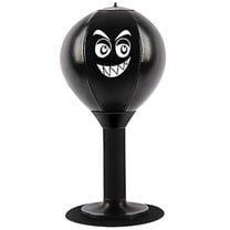 Desktop Punching Bag, Portable Modern Desktop Boxing Speed Ball with Suction Cup Base, Funny Punching Training Tool for Stress Relief, Durable Foam Construction with Adjustable Spring Tension