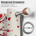thumbnail image 2 of Outdoor Curtains for Patio Waterproof, Red Valentines Outdoor Privacy Panels Grommet, Red Love Heart Tree Rustic Blackout Outside Curtains for Porch/Cabana/Pergola/Gazebo 54"x95", 1 Panel, 2 of 8