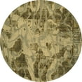 thumbnail image 1 of Ahgly Company Indoor Round Persian Brown Bohemian Area Rugs, 7' Round, 1 of 4