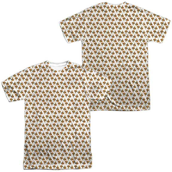 Uncle Grandpa Pizzas Unisex Adult Sublimated Costume T Shirt (Front/Back), X-Large Multicolor