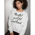 thumbnail image 2 of Thankful Grateful And Blessed Sweatshirt Women -SPIdeals Designs, Female x-Large, 2 of 4