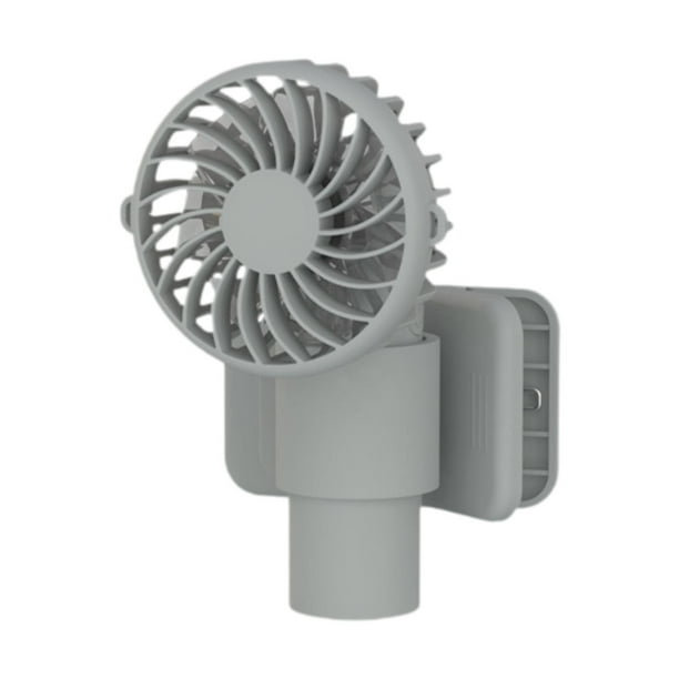 Ventilador portátil con clip, ventilador de mesa con 3 velocidades de ajuste, multiusos, práctico mini ventilador de escritorio. Verde