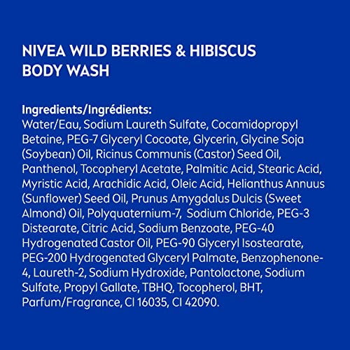 Nivea Wild Berry & Hibiscus Body Wash, 500 mL