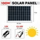 thumbnail image 4 of Laklulu 18W 18V Cargador de batería de panel solar Silicio policristalino con controlador de carga 10A, USB dual, CC, 4 of 5