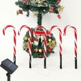 thumbnail image 4 of Luces de caña solares One Drag Five Candy Lights Decoración navideña Luces navideñas LED, 4 of 5