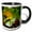 Black/White, variant on 3drose, Sulfur Butterflies, Mineral Lick,yasuni, Amazon, Ecuador., 15oz Two-tone Black Mug