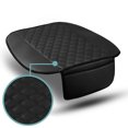 thumbnail image 4 of Faux Leather Padded Seat Cushion Pad With Front Storage Pouch, 4 of 7